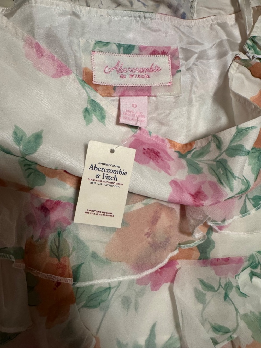 Y2K Silk ruffle RARE mini skirt new with tags!!! 0 - Picture 7 of 11